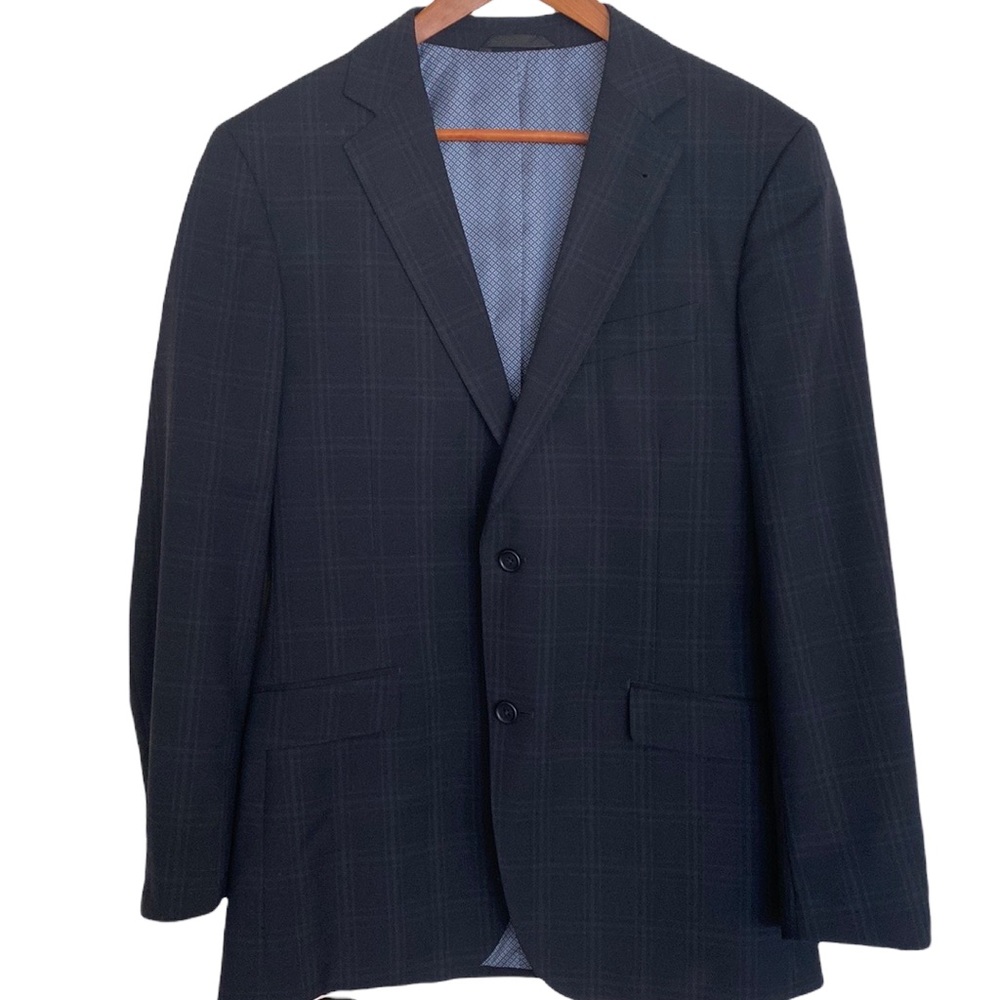 Zanetti Blue Window Pane Suit